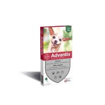 Advantix - Anti Puces Tiques et Poux Chien 1,5-4KG x6
