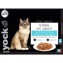 Effilés en sauce Yock Poulet - Dinde & Poulet - Saumon