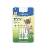 Francodex - Pipettes Insectifuges Chaton x4