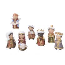 Set de 8 Figurines de Crèche