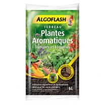 Terreau Plantes Aromatiques Tomates et Légumes 6L